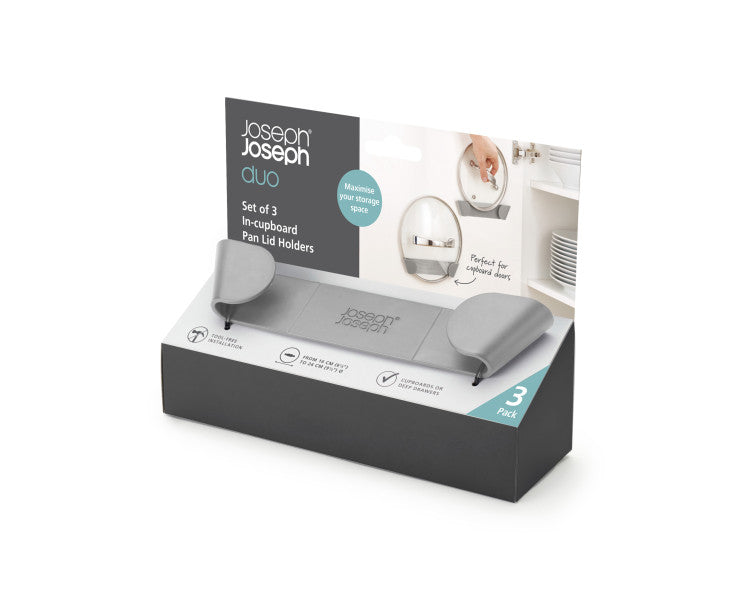 Joseph Joseph Duo 3pc Pan Lid Holders (Grey) image 1