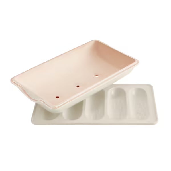 Emile Henry Mini-Baguette Baker Linen image 1