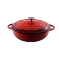 Pyrolux Pyrochef Cast Iron Red Chef Pan 28cm image 0