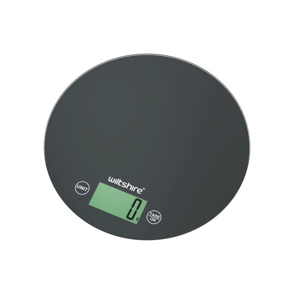 Wiltshire Slimline Scale Round Blk