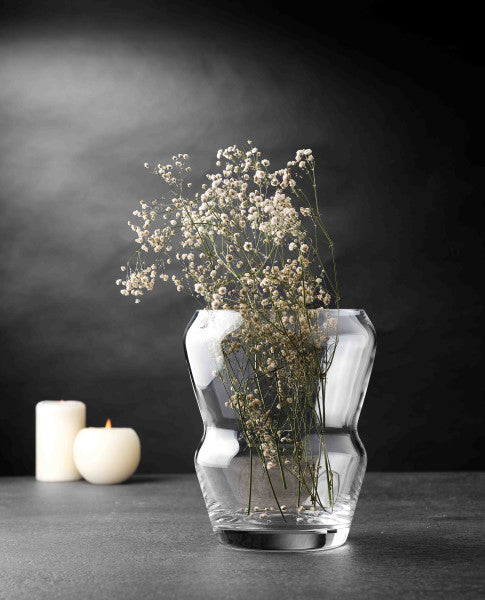 Pasabahce Peko Glass Handmade Vase 20cm