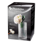 Pasabahce Peony Glass Handmade Vase Drop 26cm