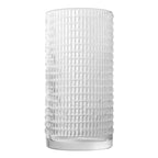 Pasabahce Peony Glass Handmade Vase Drop 26cm
