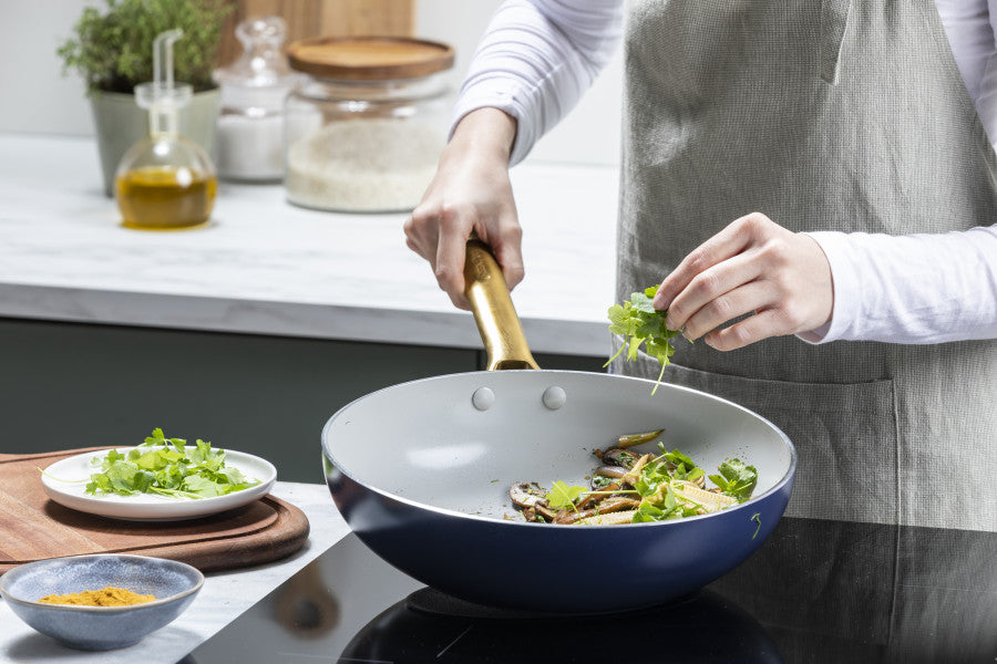 GreenPan Padova Navy Blue Open wok 28cm/ 3.7L image 2