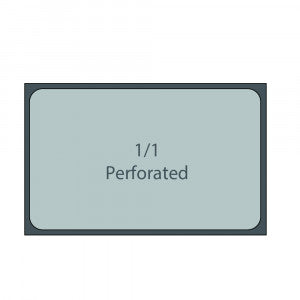 Chef Inox Gastronorm Pan 1/165mm Perforated image 0