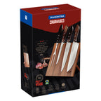 Tramontina Churrasco Barbecue Knife Block 5 Piece - Brown image 1
