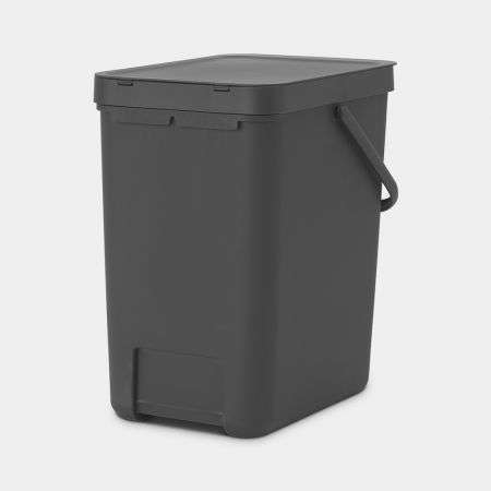 Brabantia Sort & Go Waste Bin 25 Litre - Grey image 1