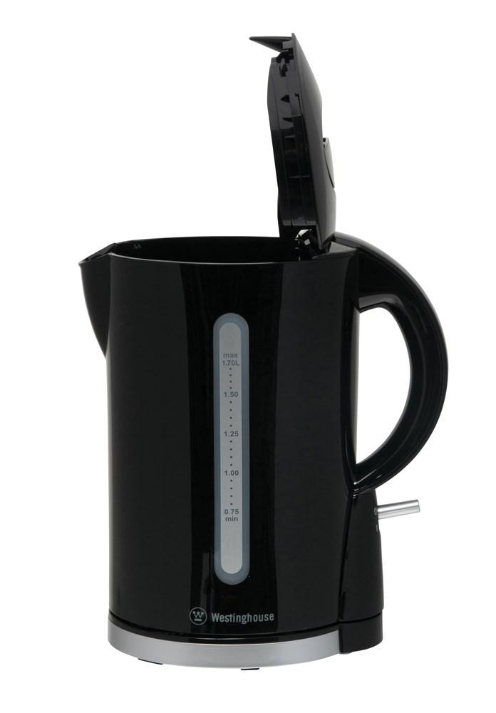 Westinghouse Kettle, Black Plastic image 1