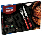 Tramontina Churrasco Spanish Steak Cutlery 12 Piece Set - Red image 3