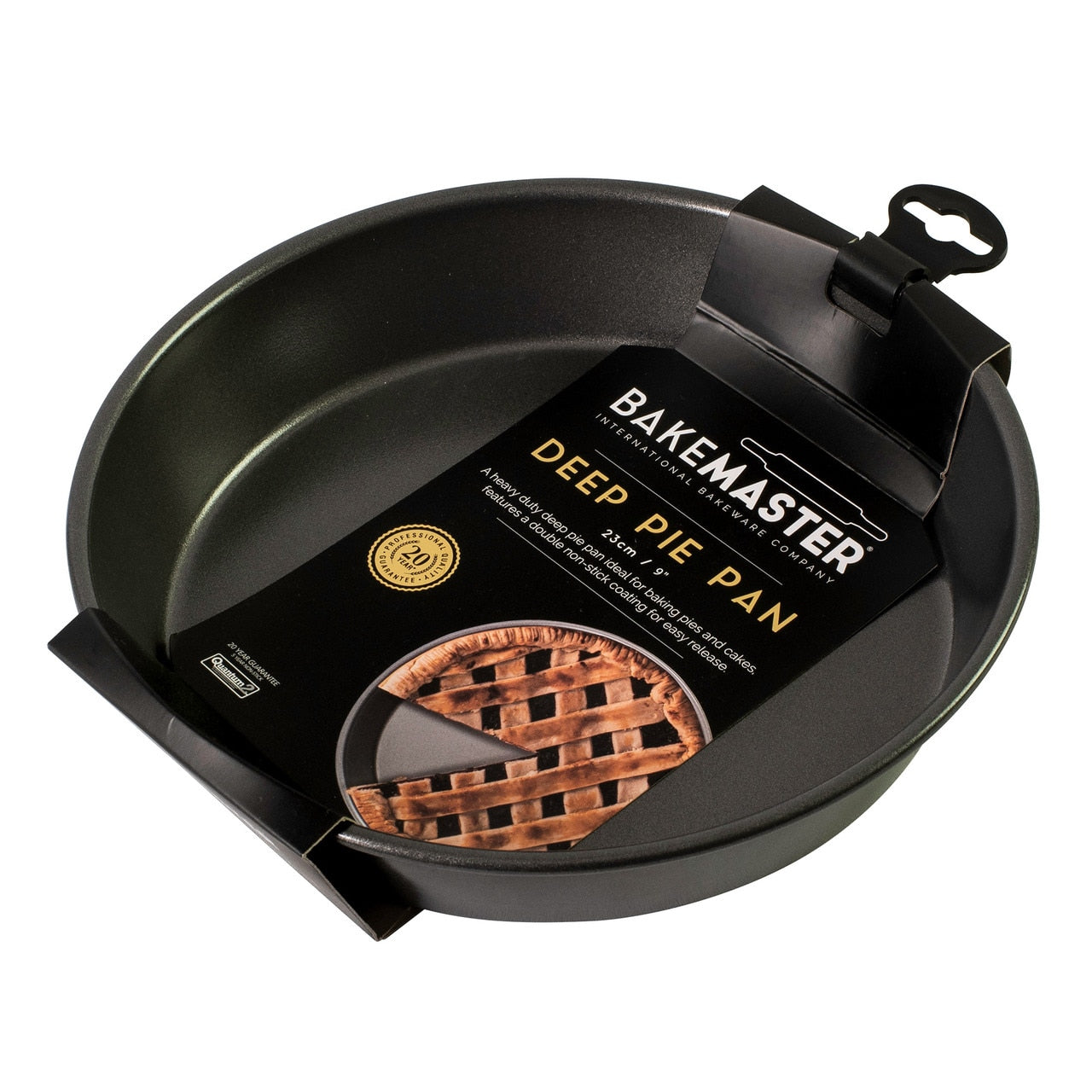Bakemaster Rnd Deep Pie/Cake Pan, 23? X 4.7Cm - Non-Stick image 1