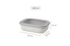 Cirqula Rectangle 1000ml Nordic White image 1