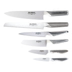 Global Kyoto 7 Piece Knife Block Set, Stained Ash image 1