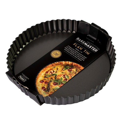 Bakemaster Loose Base Rnd Flan/Quiche Pan, 23? X 3.5Cm - Non-Stick image 1