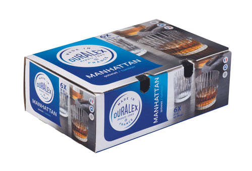 Duralex Manhattan Clear Tumbler 310ml Set of 6 image 1