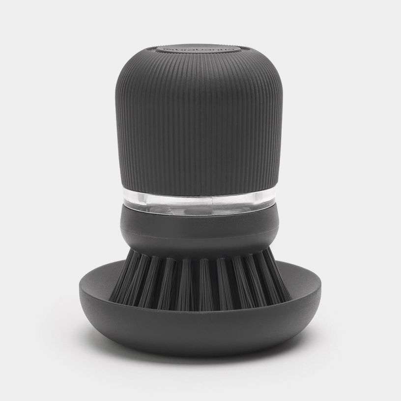 Brabantia Soap Dispensing Dish Brush Dark Grey image 0