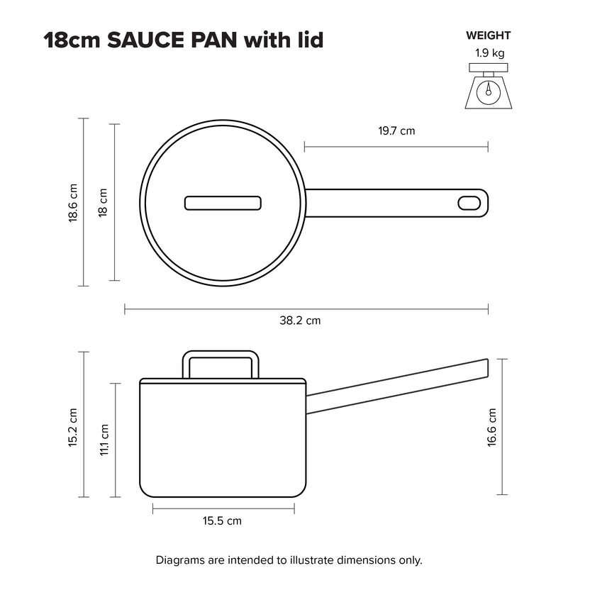 Scanpan ELEKTRA Saucepan 1.8L