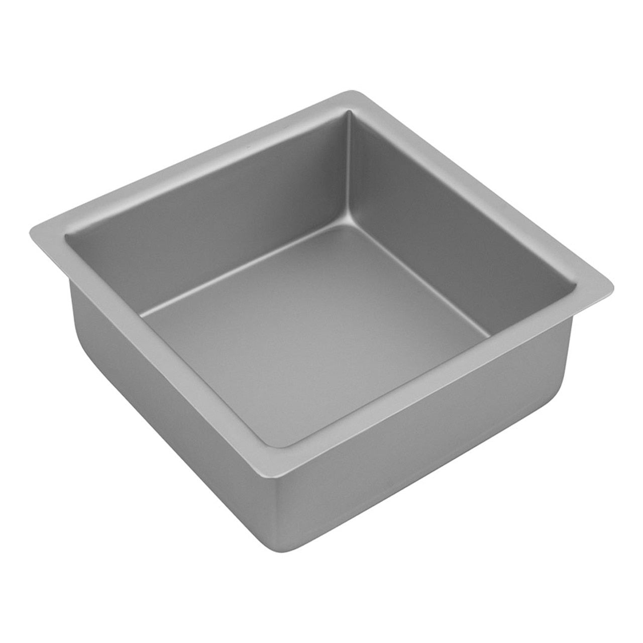Bakemaster Silver Anodised Square Cake Pan, 17.5 X 7.5Cm image 0