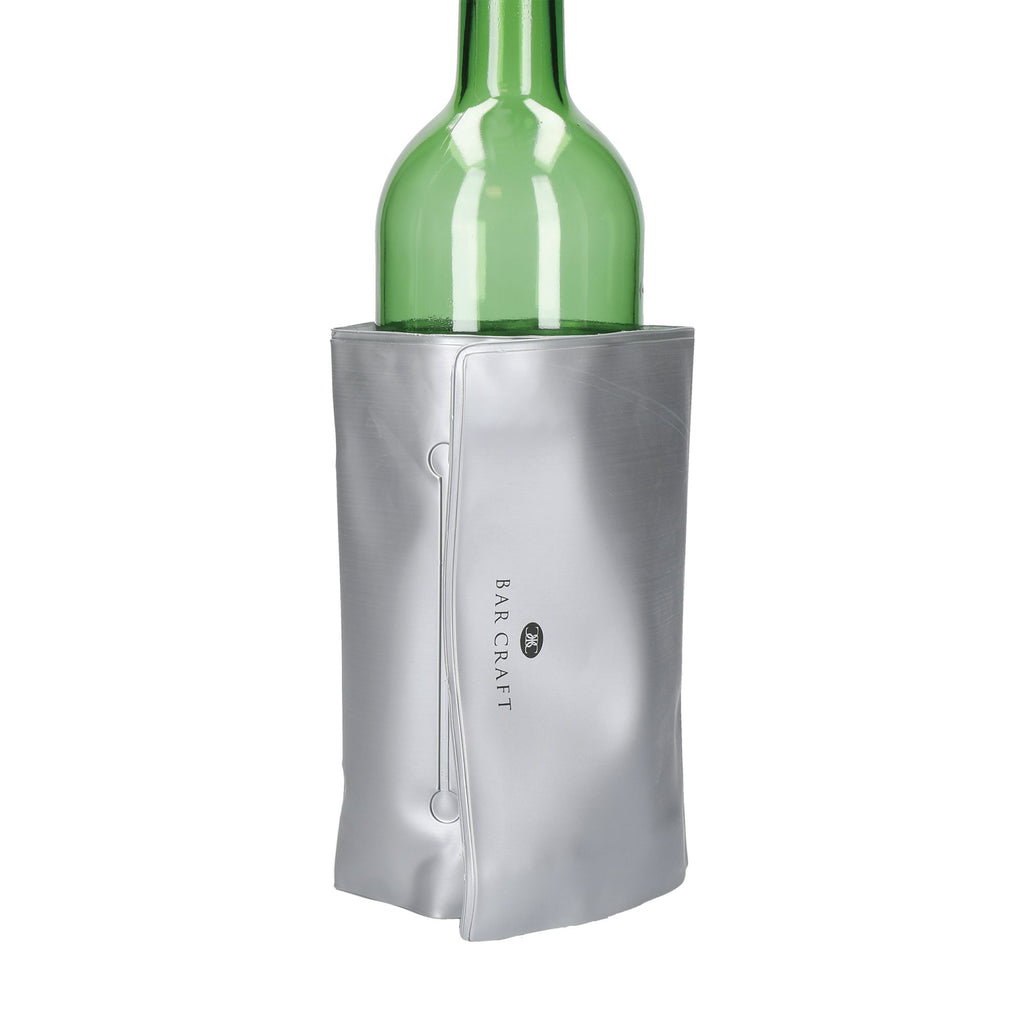 BarCraft Wrap Around Silver Wine Cooler image 2