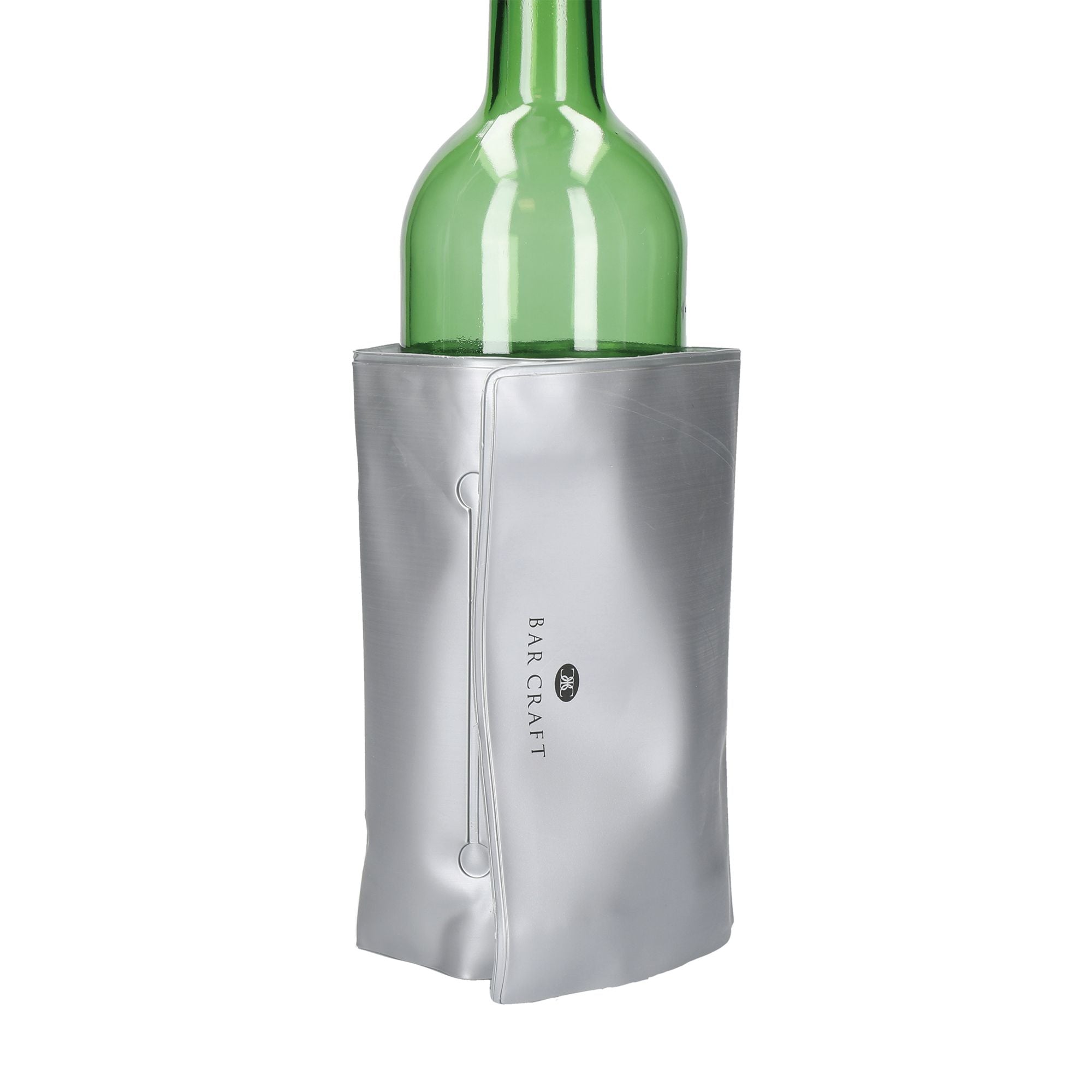 BarCraft Wrap Around Silver Wine Cooler image 2