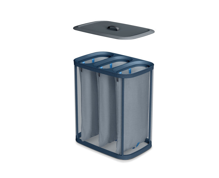 Joseph Joseph Tota Trio 90L Laundry Separation Basket - Black image 3