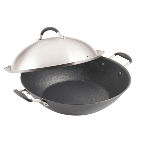 Circulon ScratchDefense A1 Nonstick Induction Covered Wok 36cm image 0