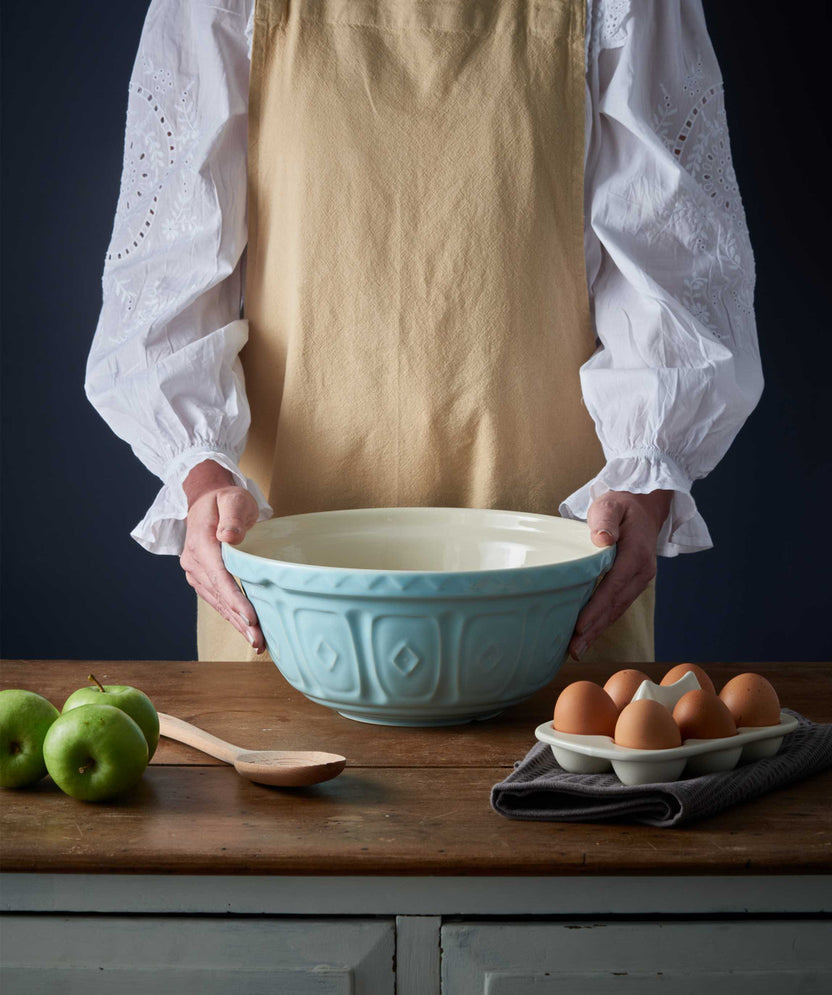 Mason Cash Powder Blue Colour Mixing Bowl, 29cm/4 Litre