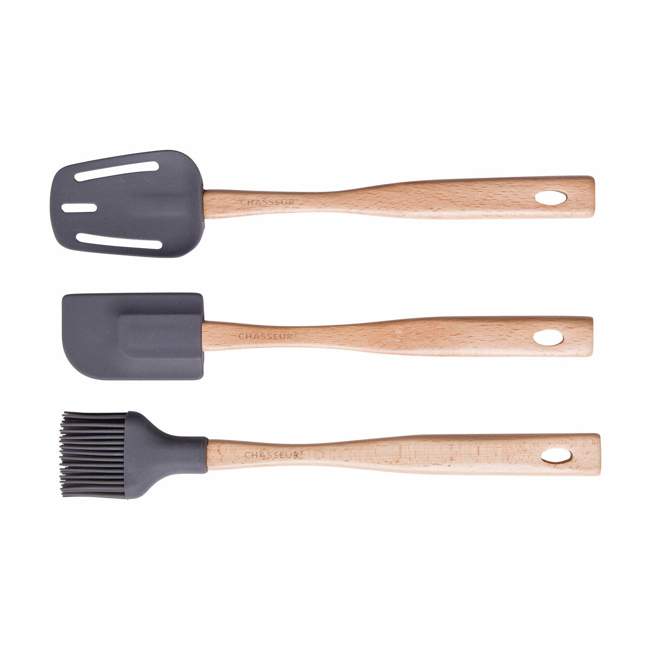 Spatula, Brush & Spoon Set Caviar Caviar image 0