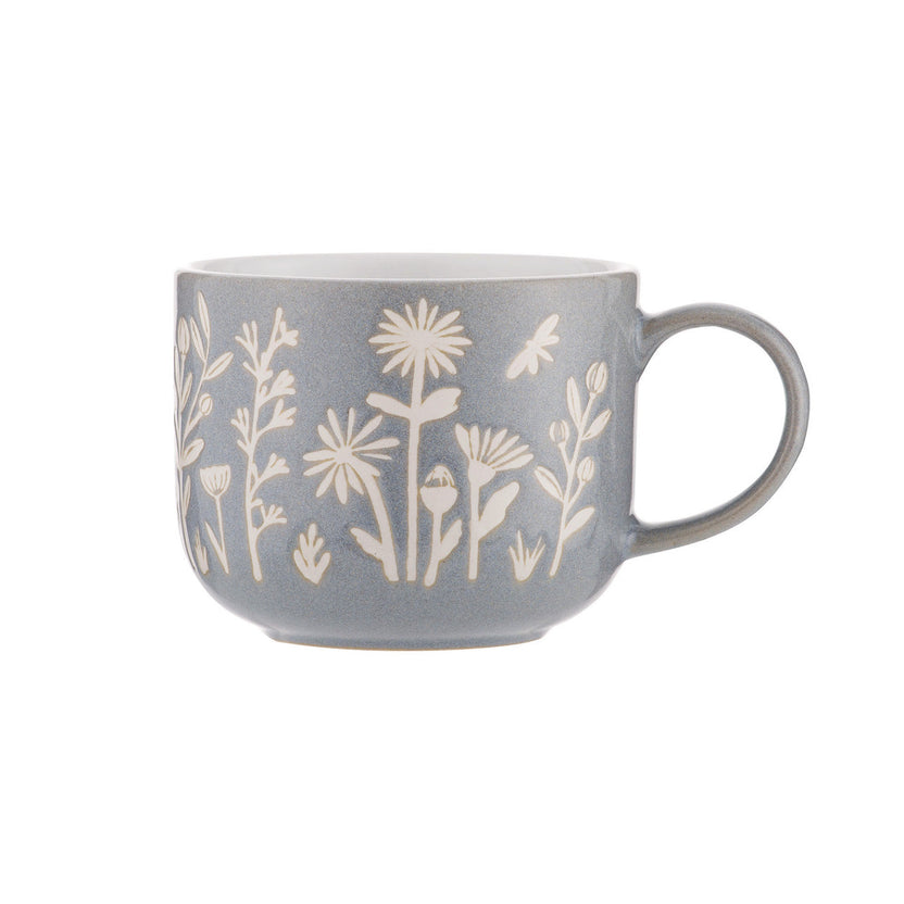 Mason Cash In the Meadow Blue Daisy Mug, 400ml