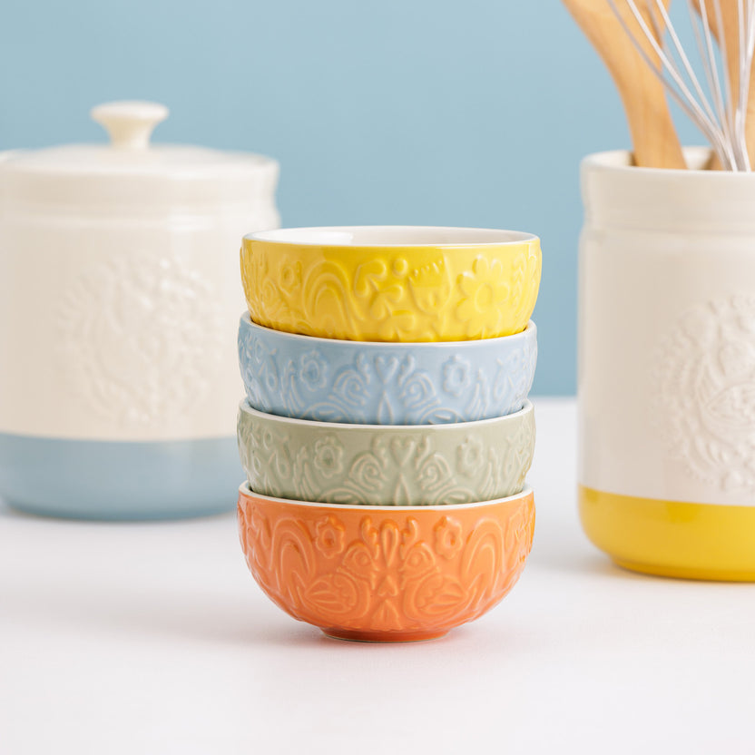 Mason Cash Home To Roost Set of 4 Prep Bowls - 175ml / 10 x 5cm