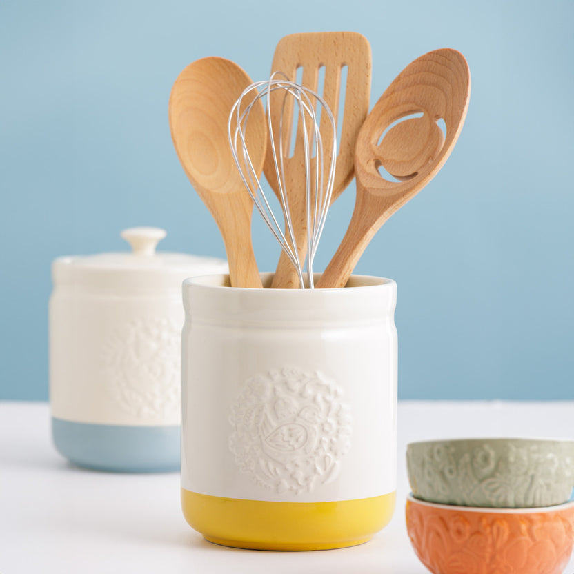 Mason Cash Home To Roost Utensil Pot - 1.3 Litre / 12.5 x 15cm