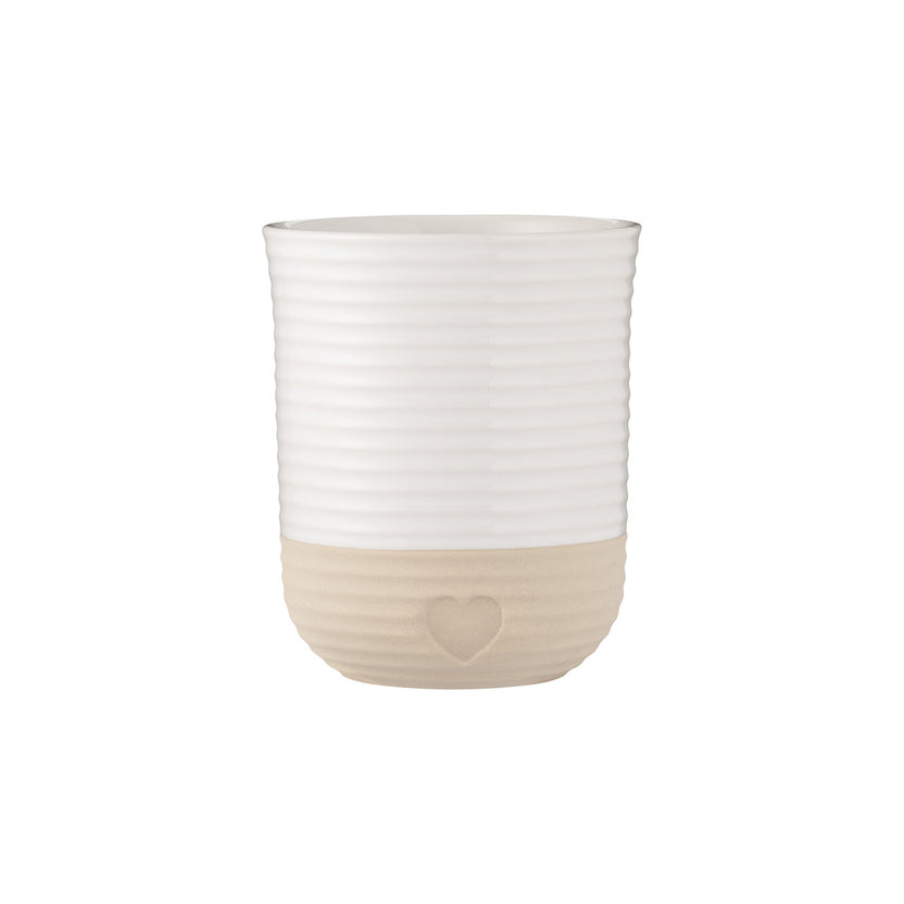 Mason Cash Rustic Charm Utensil Pot, 15 x 12.5cm