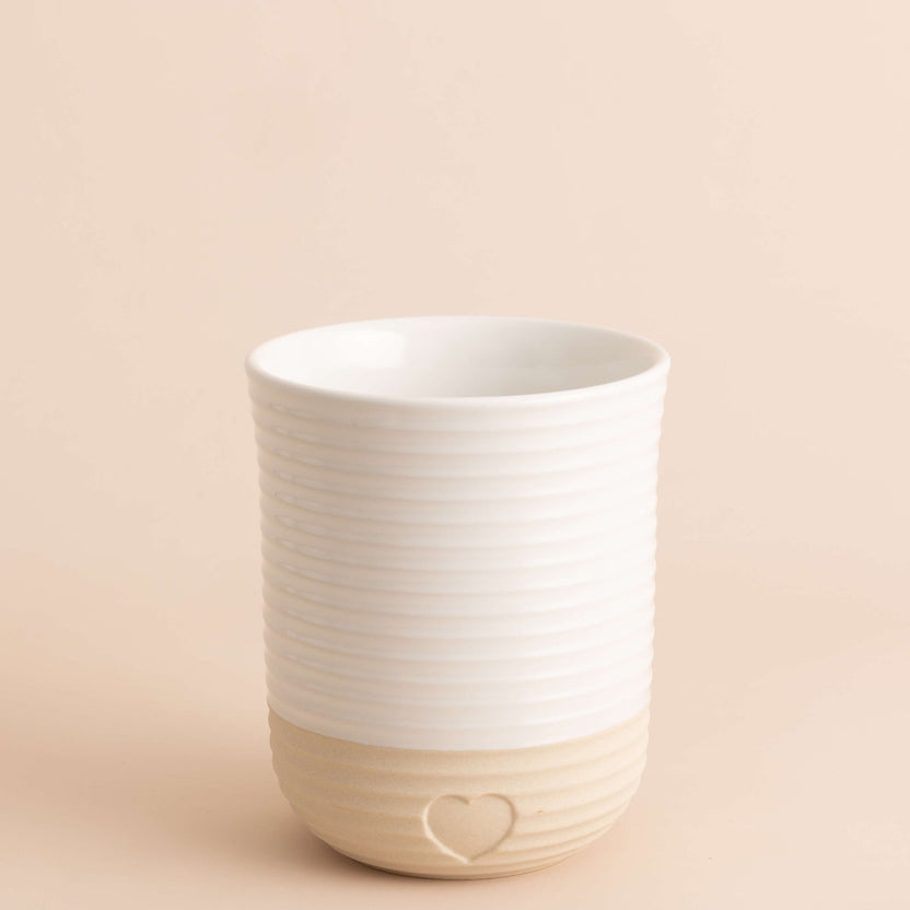 Mason Cash Rustic Charm Utensil Pot, 15 x 12.5cm
