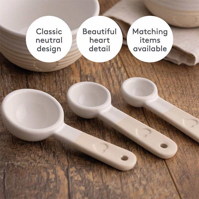 Mason Cash Rustic Charm Set of 3 Measuring Spoons