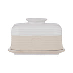 Mason Cash Rustic Charm Butter Dish, 10 x 15.6 x 10.6cm