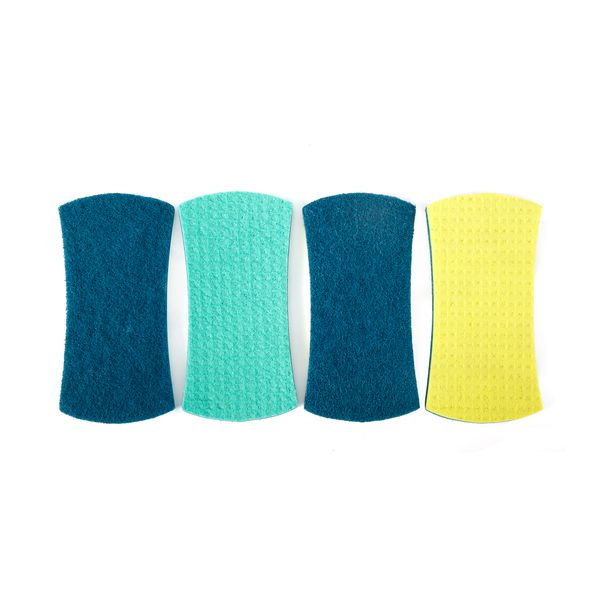 Full Circle Stretch Counter Scrubbers Set/4