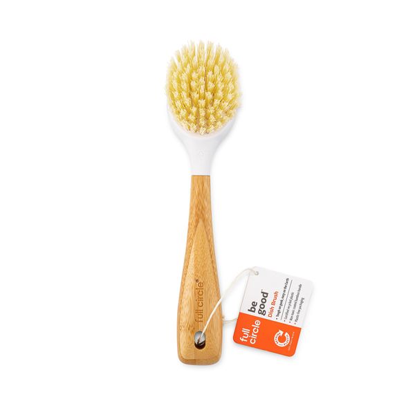 Full Circle Be Good Dish Brush - White