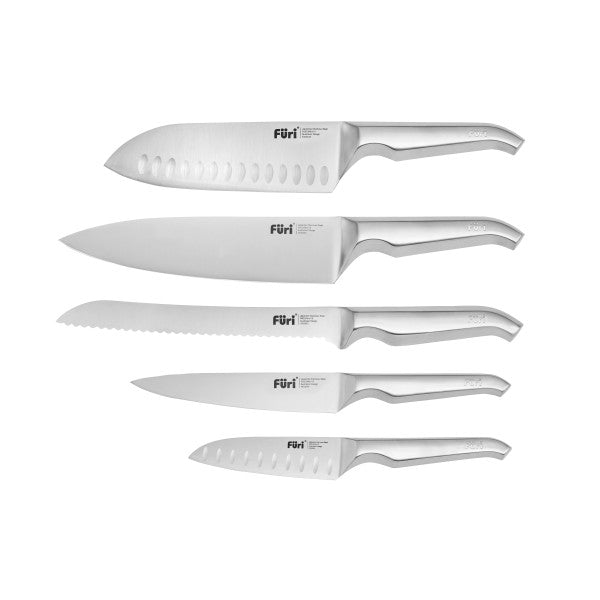 Furi Stone Knife Block Flint Terrazzo Set 6 Piece image 1