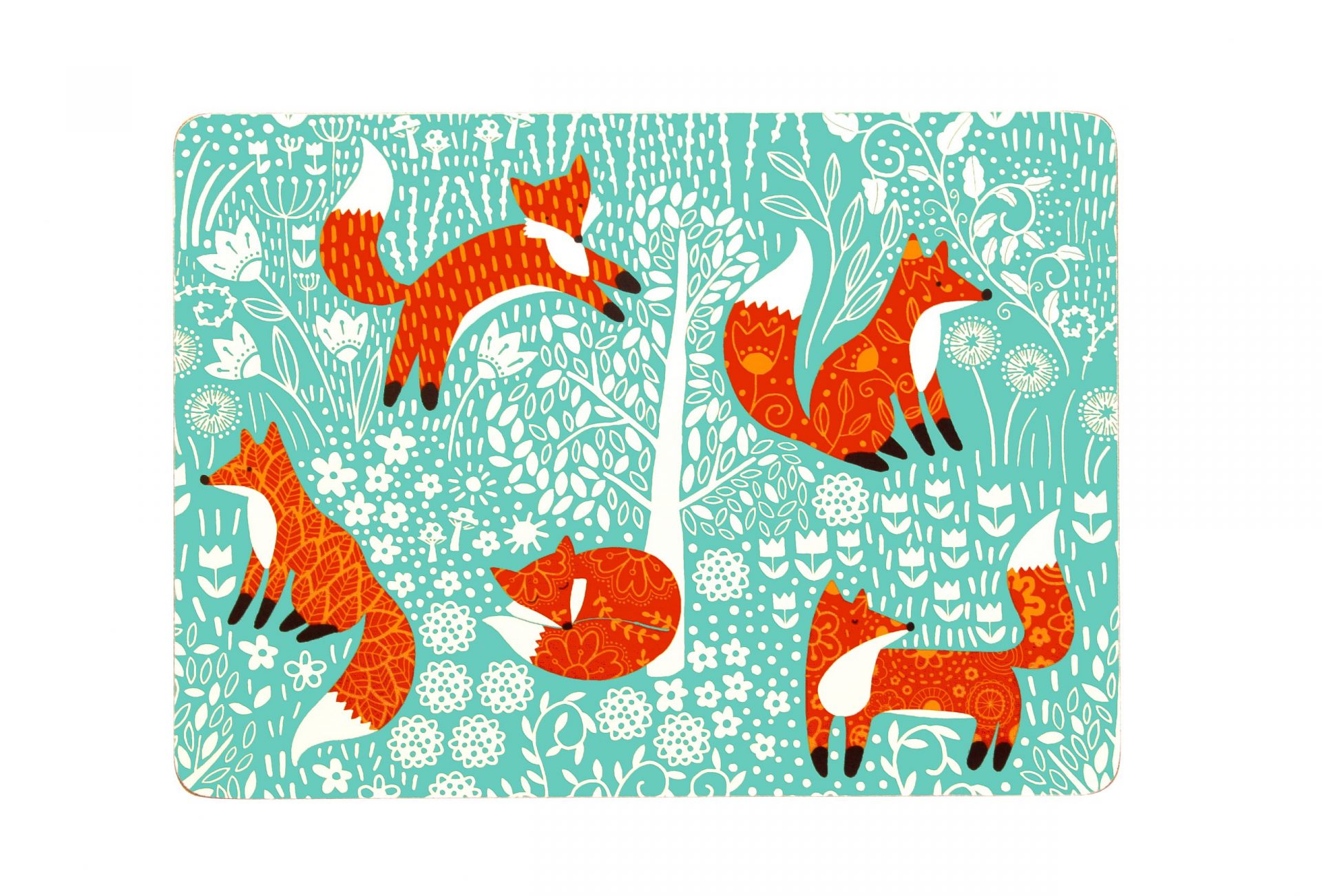 Ulster Weavers Placemat Pk4 Foraging Fox image 0
