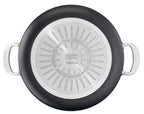 JAMIE OLIVER Cook's Classics Induction Non-stick Hard Anodised Shallow pan 30cm/5.4L + Lid image 1