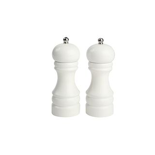 T&G White Salt & Pepper Pair 150Mm image 0