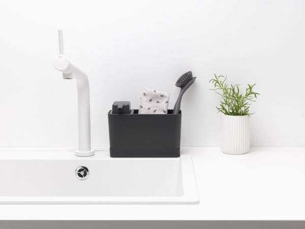 Brabantia Sink Organiser Set Set Of 2 - Dark Grey image 1