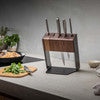GLOBAL Katana 6pc Knife Block - Walnut image 1