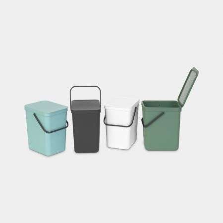 Brabantia Sort & Go Waste Bin 25 Litre - Grey image 2