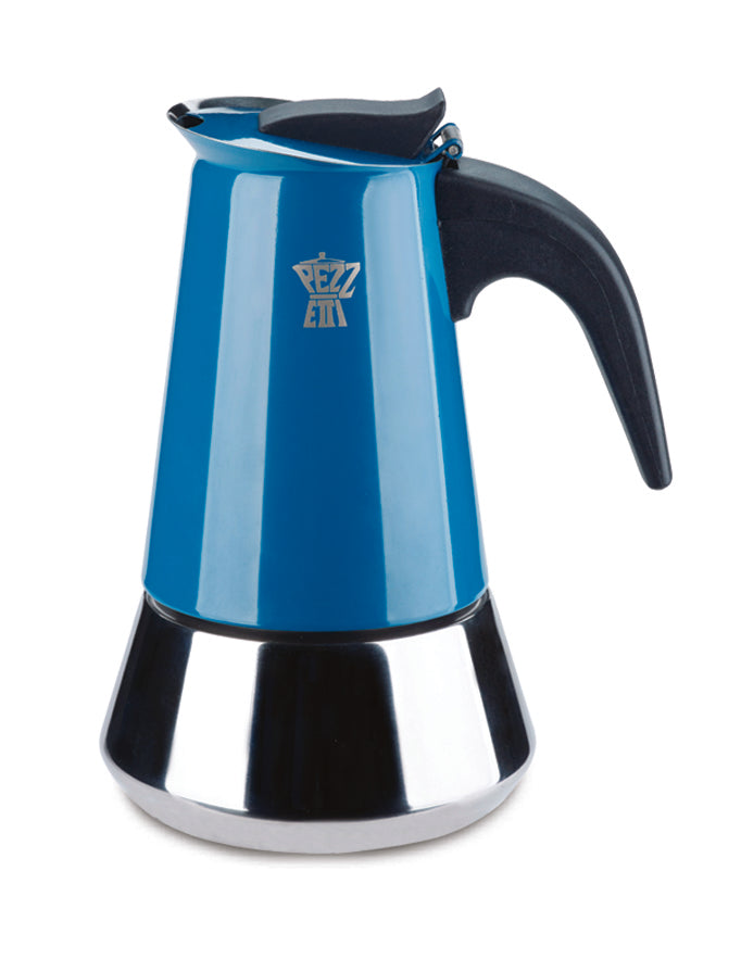 Pezzetti Teal Steelexpress Induction Espresso Maker 10C image 0