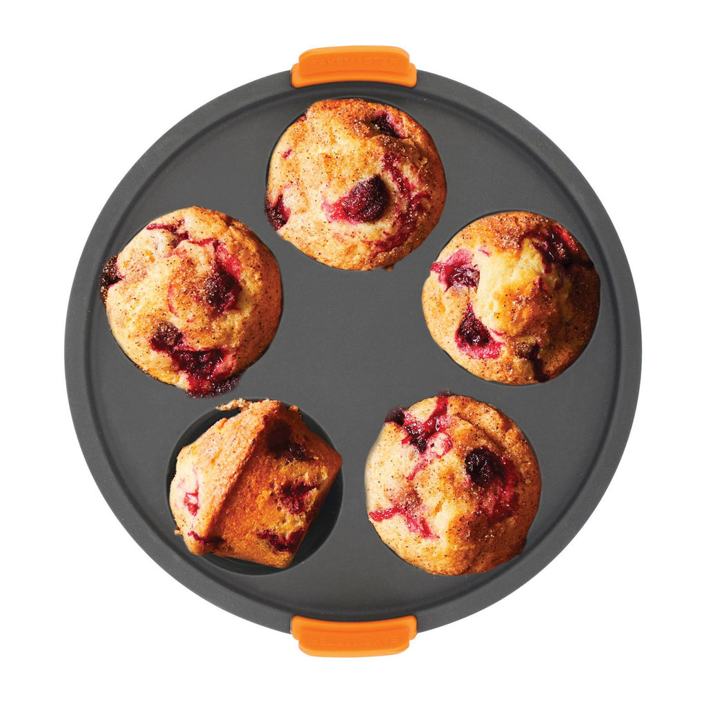 Bakemaster Silicone Collapsible 5 Cup Muffin Air Fryer Insert 21 x 4cm image 3