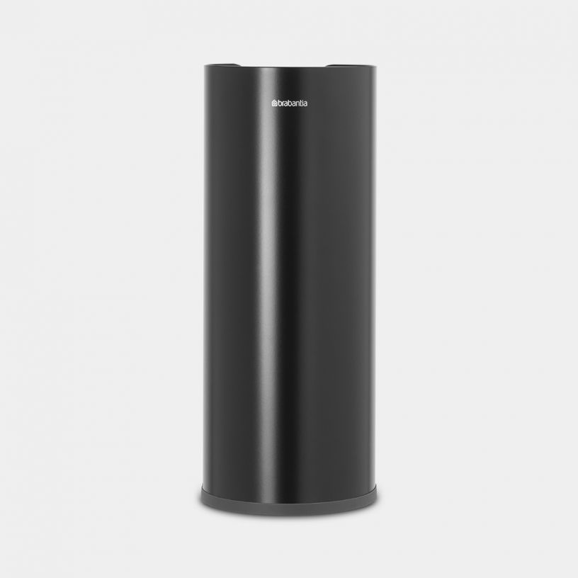 Brabantia Toilet Roll Dispenser ReNew, for 3 spare rolls - Matt Black image 0