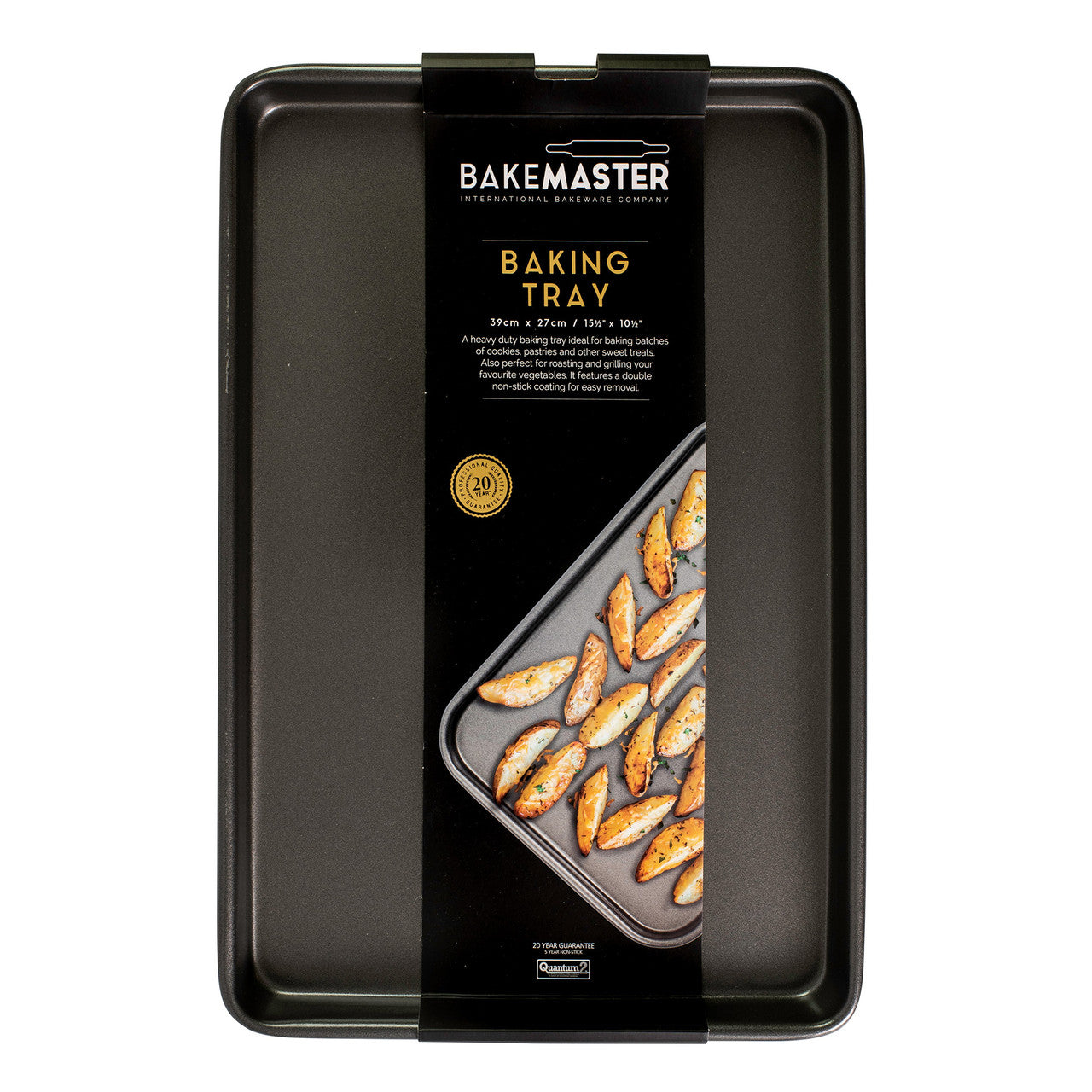 Bakemaster Oven Tray 39 x 27 x 1.9cm - Non-stick image 2