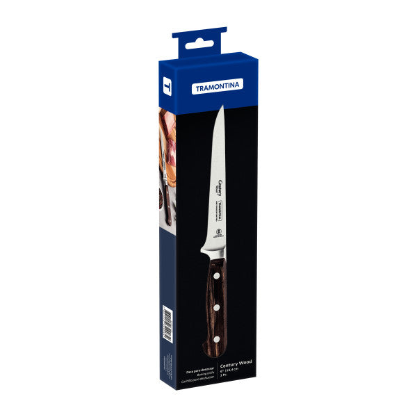 Tramontina Century Wood Boning Knife 6" 15cm image 1