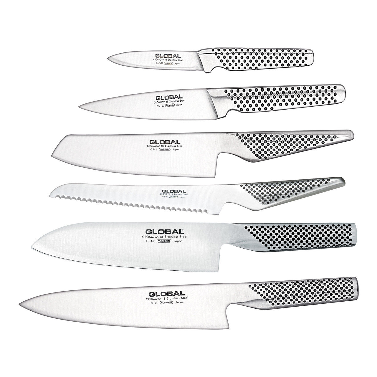 Global Zeitaku 7 Piece Knife Block Set image 1