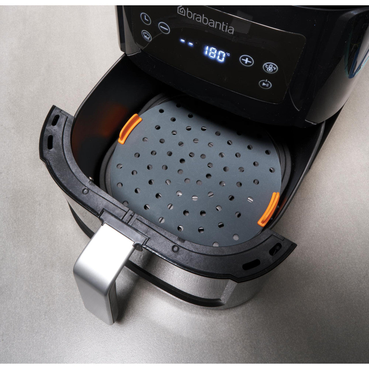 Bakemaster Silicone Round Air Fryer Liner 21cm image 1